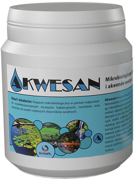 Akwesan 150g Bakterie Do Oczek Wodnych Stop Glony