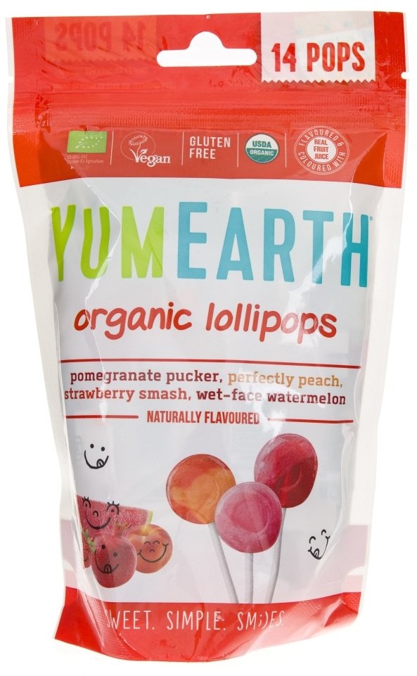 YummyEarth YumEarth Lizaki owocowe z witaminą C - 14 sztuk