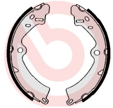 BREMBO Zestaw szczęk hamulcowych S 79 508