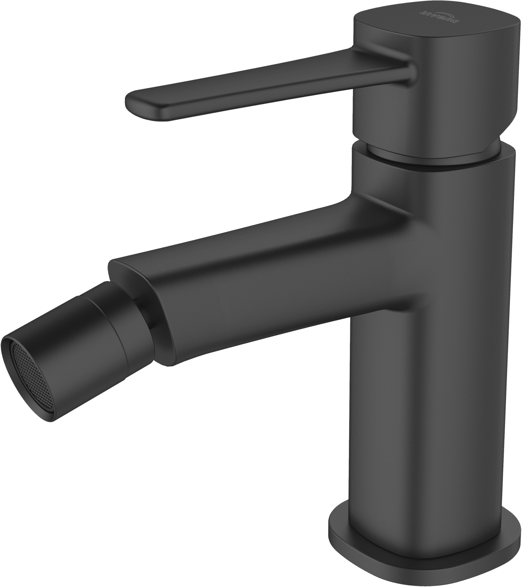 INVENA Glamour bateria bidetowa czarna BB-02-004