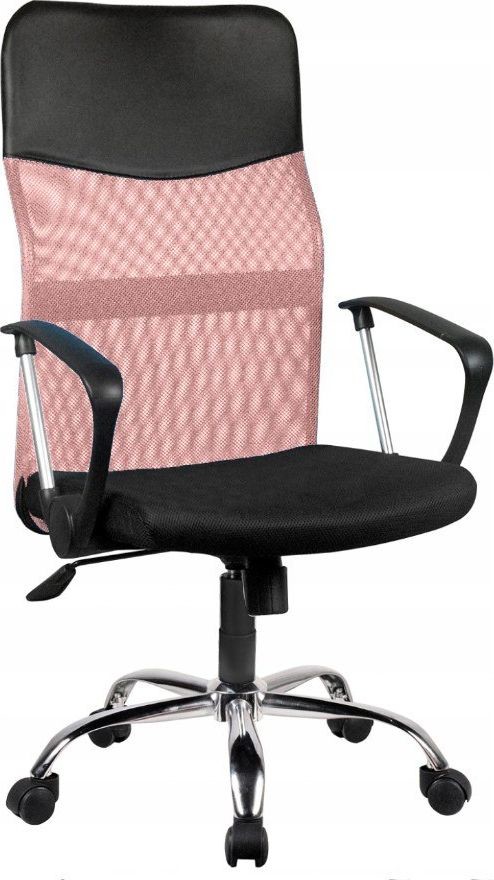 TopEshop Krzesło biurowe TopEshop FOTEL OBROTOWY NEMO RÓŻOWY KRZESŁO NEMO RÓŻOWE
