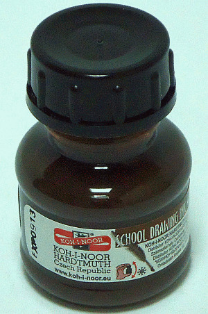 Tusz kreślarski brązowy 20g