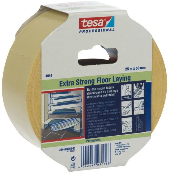 Tesa TAPE Taśma DO WYKŁADZIN BARDZO MOCNA szer. 50 mm TAPE