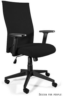 Unique Fotel Black on Black PLUS Czarny W-93A-P-LF-26