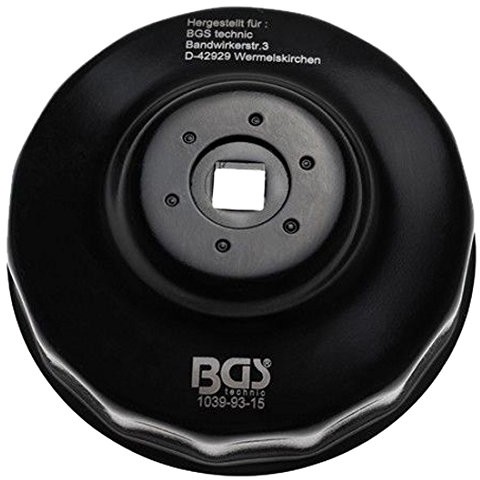 BGS oelfilterkappe, 93 MM X 15 kant, 1039  93  15