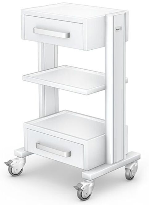 Ztm Tech-med G-003 stolik-wózek z 3 blatami pod aparaty medyczne i szufladami G-003 (wersja EpicMed)