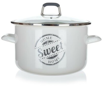 Banquet Garnek emaliowany Sweet Home, 26 cm