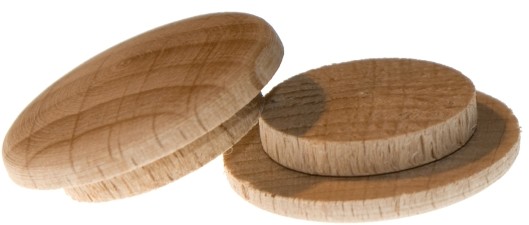 Kornik Kapsle maskujące  fi 20 mm dąb 10 szt.
