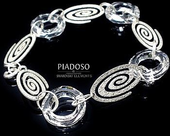 Swarovski Arande Elegancka Bransoletka SREBRO Crystal 1203645047