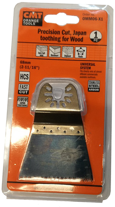 CMT BRZESZCZOT OSCYLACYJNY 68x40MM 14TPI UCHWYT UNIWERSALNY OMM06-X1 omm06) OMM06-X1