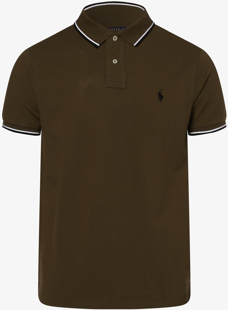 Ralph Lauren Polo Polo Męska koszulka polo Custom Slim Fit, zielony
