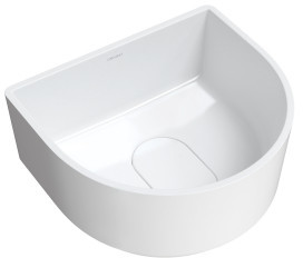 Omnires CADENCE420BP CADENCE420BP CADENCE umywalka nablatowa Marble+ 42 x 37 x 19 cm biały połysk