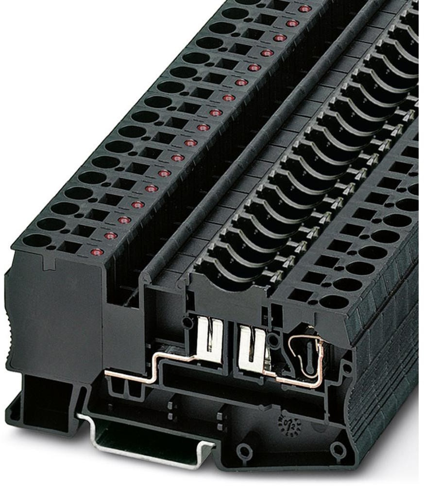 Phoenix Contact Zabezpieczający zacisk szeregowy ST 4-FSI/C-LED 12 ST 4-FSI/C-LED 12 Phoenix Contact 3036495 czarny Zawartość 50 szt ST 4-FSI/C-LED 12