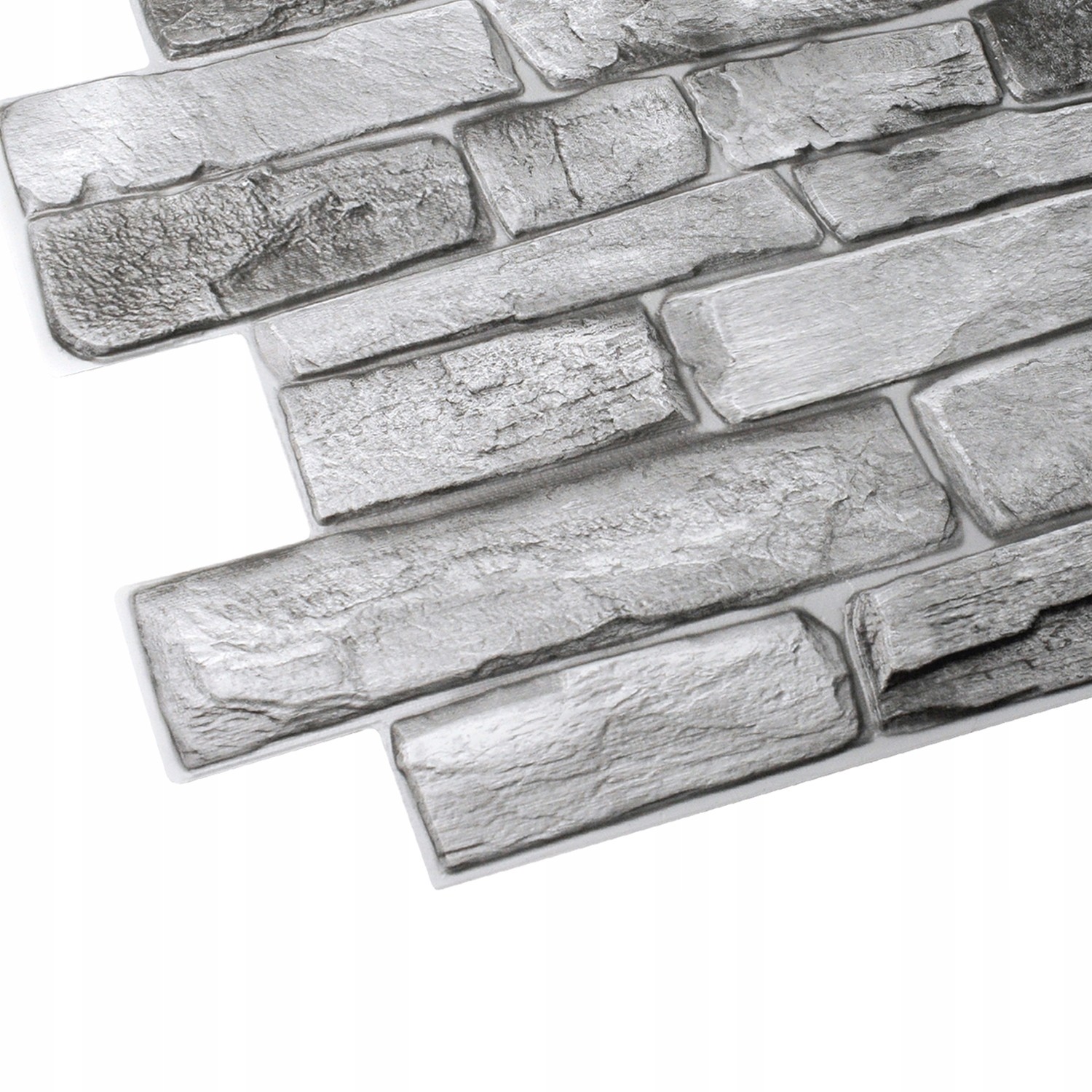 Ścienne Panele Łupek Kamień 3D Pcv Stone Grey