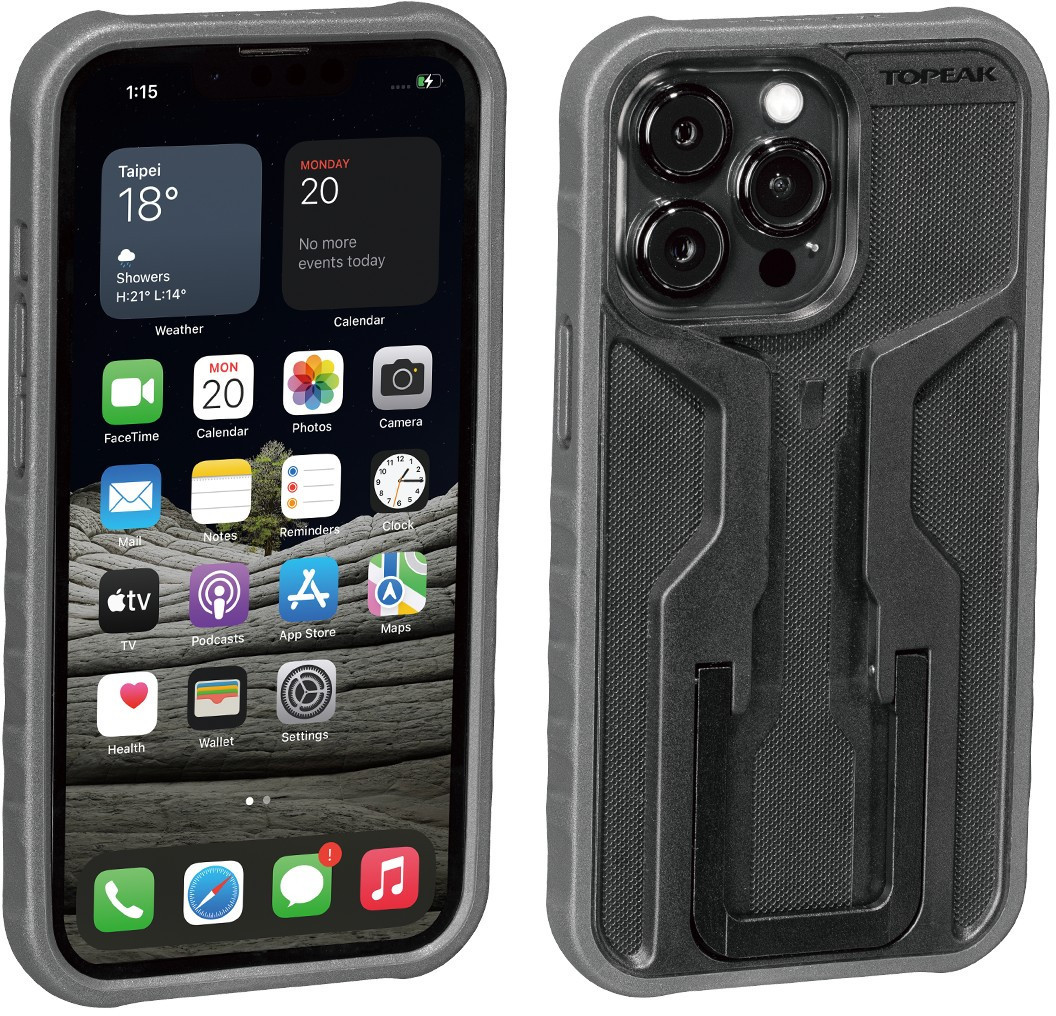 Topeak pokrowiec RIDECASE FOR iPHONE 13 PRO BLACK/GRAY new 2022