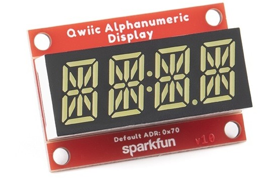 SparkFun SparkFun Alphanumeric Display - wyświetlacz alfanumeryczny - biały - Qwiic - SparkFun COM-18565 SPF-21134