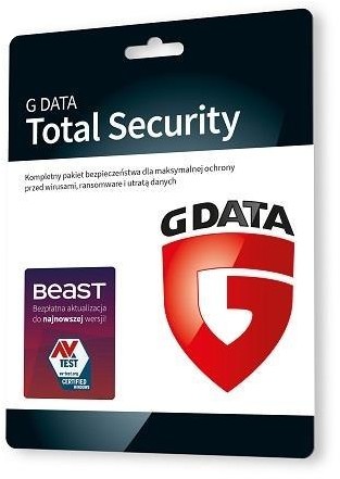 GData Oprogramowanie GDATA Total Security 3PC 3lata karta-klucz C1003KK36003