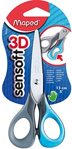 Maped Nożyce do cięcia 13 cm  Sensoft 3d 069300
