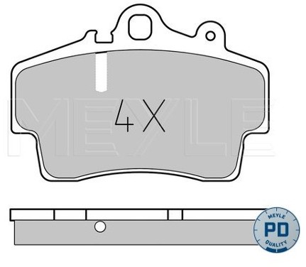 Wulf Gaertner Autoparts Zestaw klocków hamulcowych, hamulce tarczowe Wulf Gaertner Autoparts 025 219 3716/PD