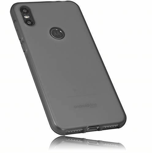 mumbi etui na telefon komórkowy kompatybilny z Motorola One, przezroczyste, czarne