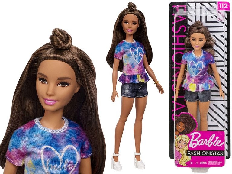 Mattel Fashionistas Modna Lalka w Letnim Stroju FBR37 FYB31
