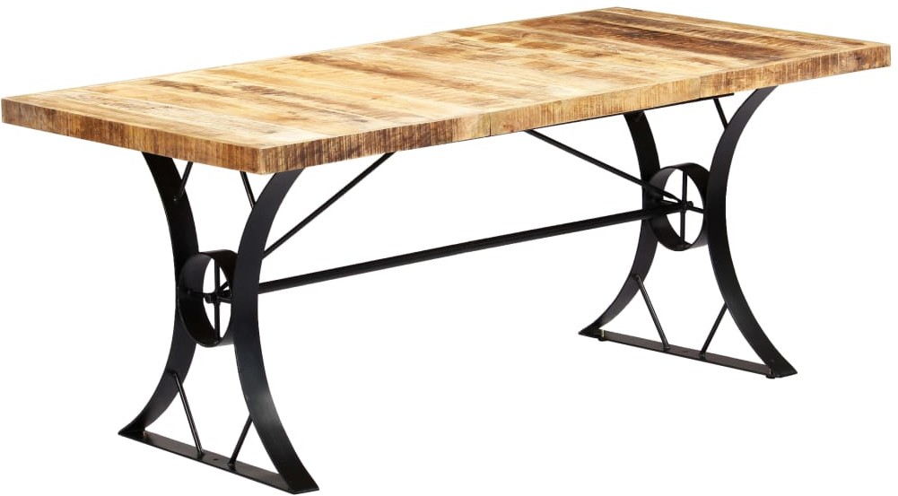 vidaXL Stół jadalniany, 180 x 90 x 76 cm, lite drewno mango