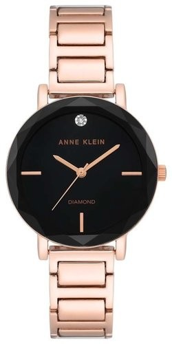 Anne Klein Diamond AK-3278BKRG