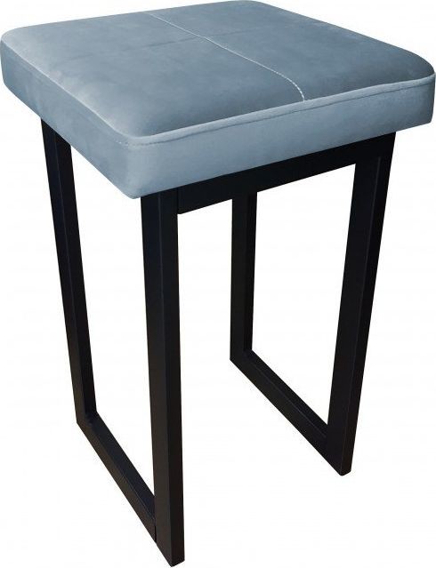 Atos Taboret MAESTRO BL VELVET szary AS-SOLID-LOFT-60CM-BL06