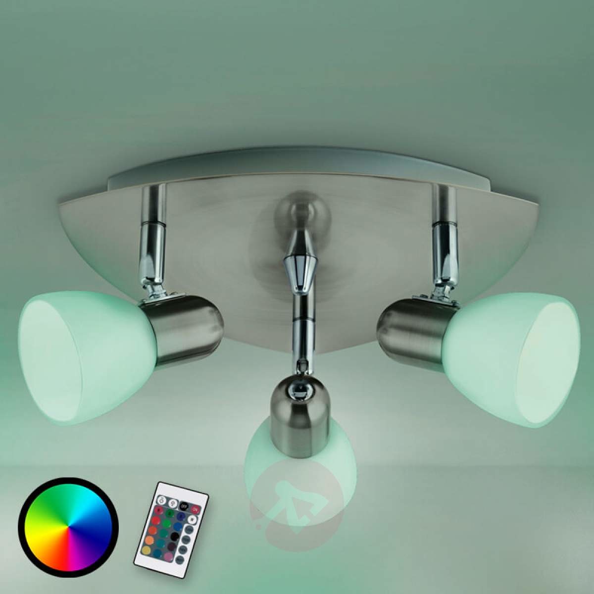 Eglo 3-punktowa lampa sufitowa Enea-C LED RGBW