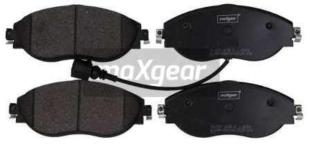 MaxGear Zestaw klocków hamulcowych, hamulce tarczowe 19-2907