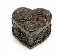 Veronese STEAMPUNK SZKATUŁKA SERCE (WU77234A4)