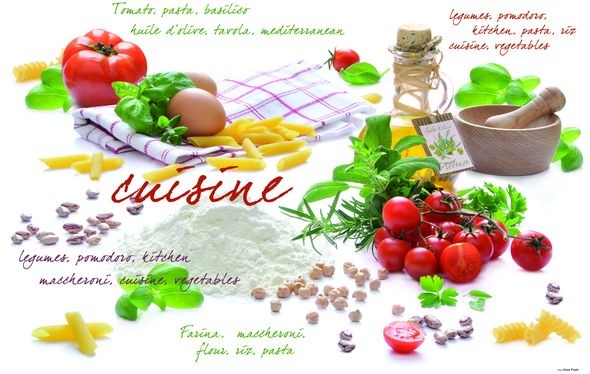 Nuova R2S Easy life r2s DUŻA PODKŁADKA POLIPROPYLENOWA NA STÓŁ Cuisine (550 CUIS)