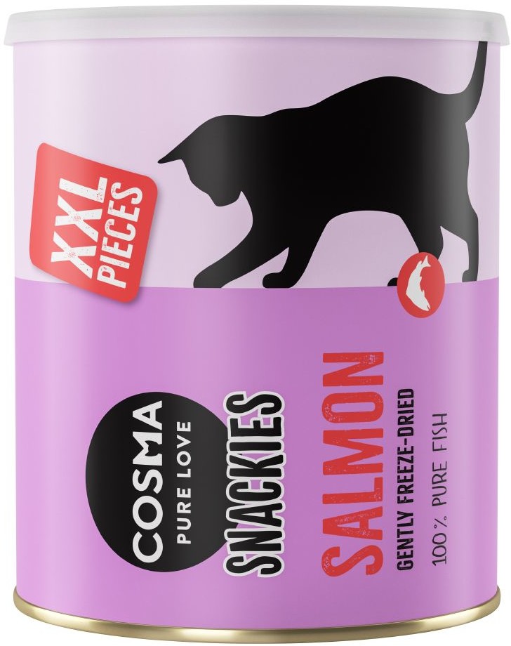 Cosma snackies XXL Maxi Tube Przysmak liofilizowany, łosoś - 150 g