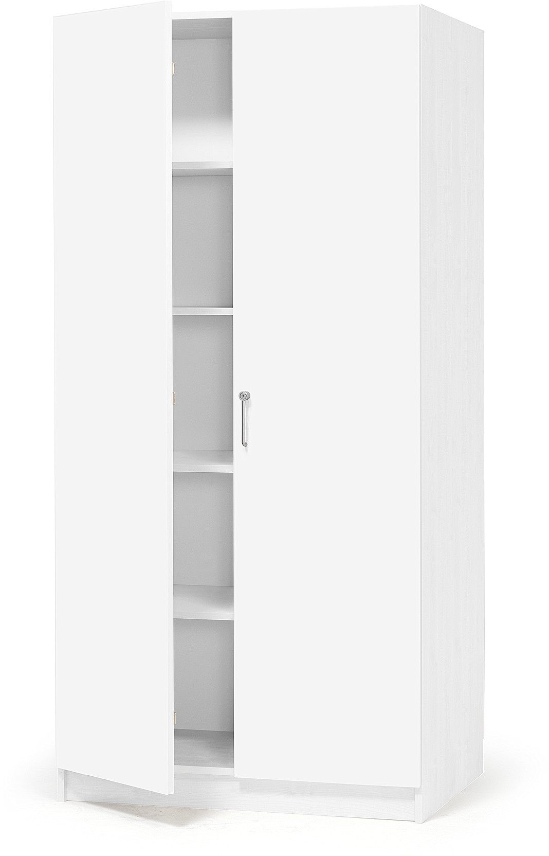 AJ Szafa pełne drzwi 2100x1000x470 mm biały 371653