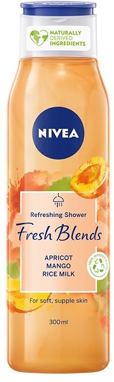 Nivea Fresh Blends Żel pod prysznic odświeżający Morela & Mango & Mleczko Ryżowe 300ml 114244