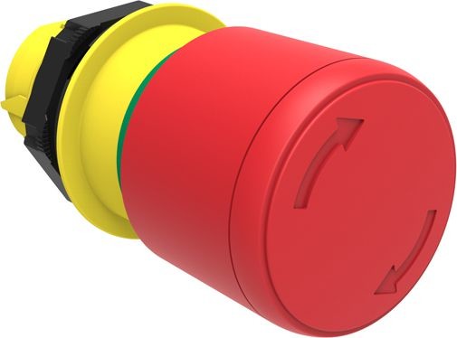 Lovato electric Napęd przycisku bezpieczeństwa czerwony przez obrót bez podświetlenia LPCB6634 LPCB6634