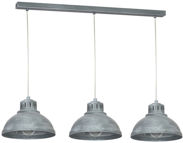 Lampa wisząca Sven Concrete 3 x 60 W E27 grey 9050