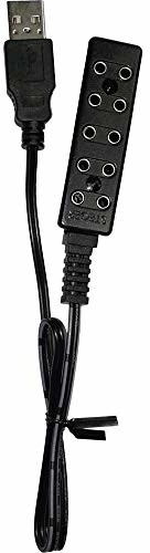 Kahlert Licht kahlert 69465 USB-rozdzielacz do wtyczki 5 czarnym do domku dla lalek