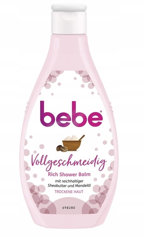 Bebe, Kremowo-nawilżający żel pod prysznic, 250 ml