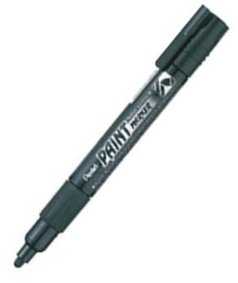 Pentel Poland Sp z o.o MARKER OLEJOWY ZDOBNICZY Z OKRĄGŁĄ KOŃCÓWKĄ MMP20 CZARNY MMP20A-1B