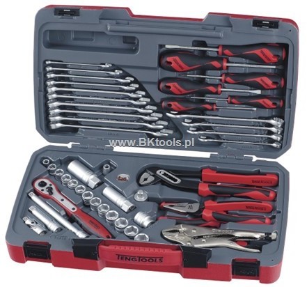 TENG TOOLS TENGTOOLS ZESTAW KLUCZY NASADOWYCH 45szt T3848-P 167210103