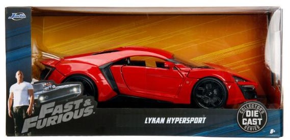Dickie Toys Auto Fast&Furious Szybcy i wściekli Lykan Hypersport 1:24