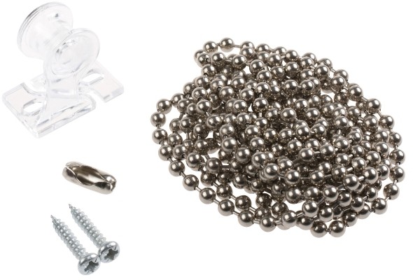 Łańcuszek ze złączka pętla 199 cm srebrny 1RM2LANCUSZEKPETSR