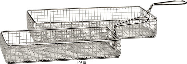APS Koszyk do serwowania potraw 260x130 mm, inox | Snack Holder 40611