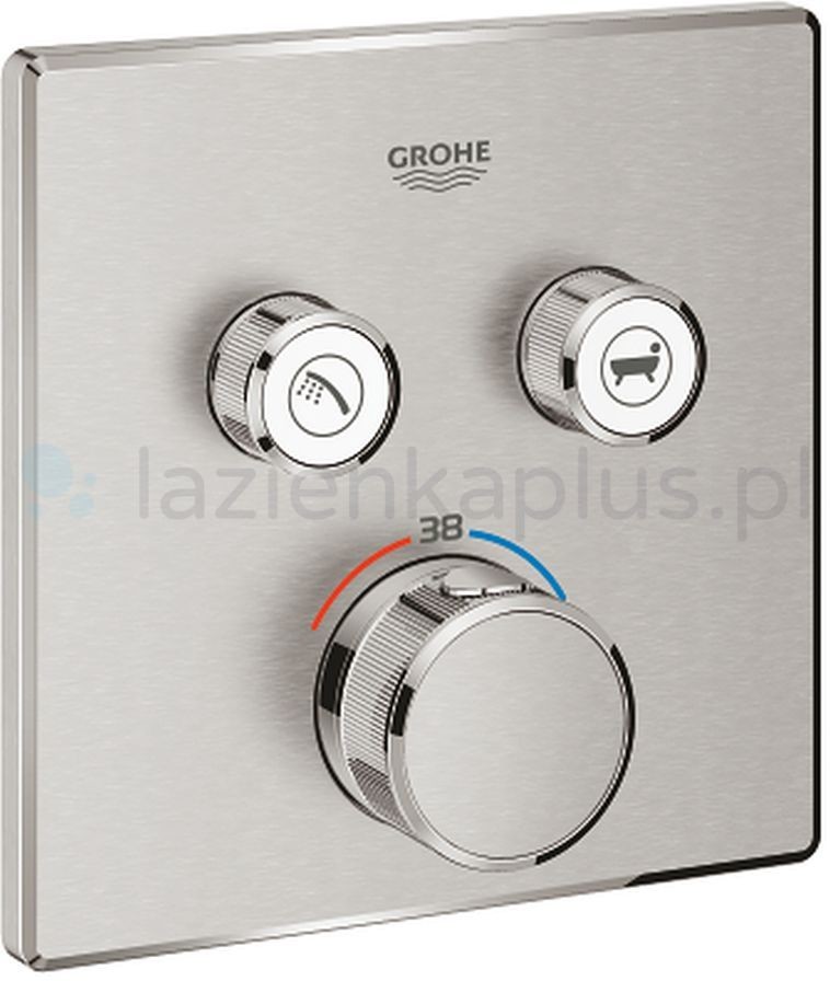 Grohe Grohtherm SmartControl bateria wannowo-prysznicowa podtynkowa inny 29124DC0