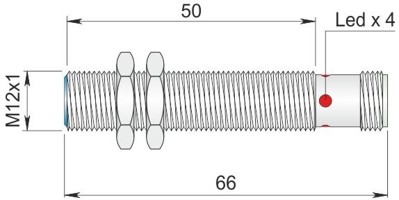 ORNO indukcyjny 12 mm SI12-A2 NO H I12000005