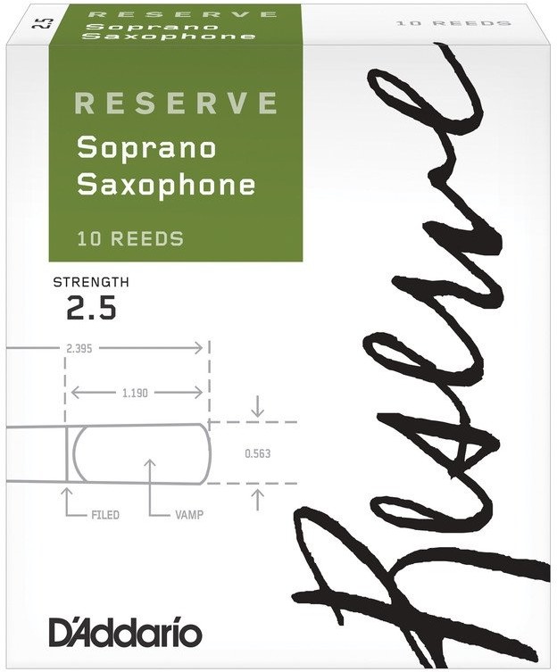 Rico D'ADDARIO D'Addario Reserve DIR1025 sax sopran 2,5 stroik