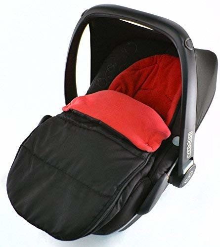 Maxi-Cosi Uniwersalny foot muff zapewnia Baby miska pepple Fire Czerwony