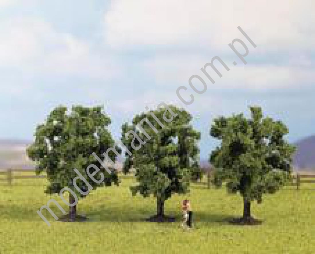 NOCH Drzewa owocowe, zielone 4,5cm / 3szt. 25510