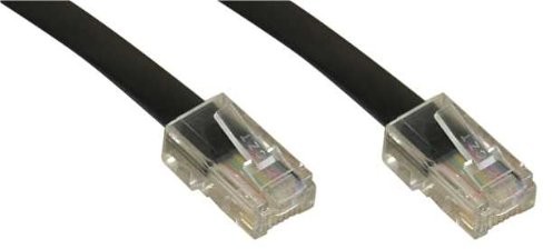 InLine ISDN kabel połączeniowy, RJ45 St/St 10 m, czarny 1 szt. (68817)